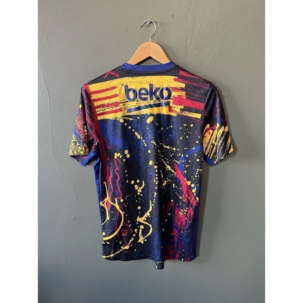 BARCELONA 2019 2020 PRI-MATCH SHIRT FOOOTBALL SOCCER NIKE MENS SIZE Medium